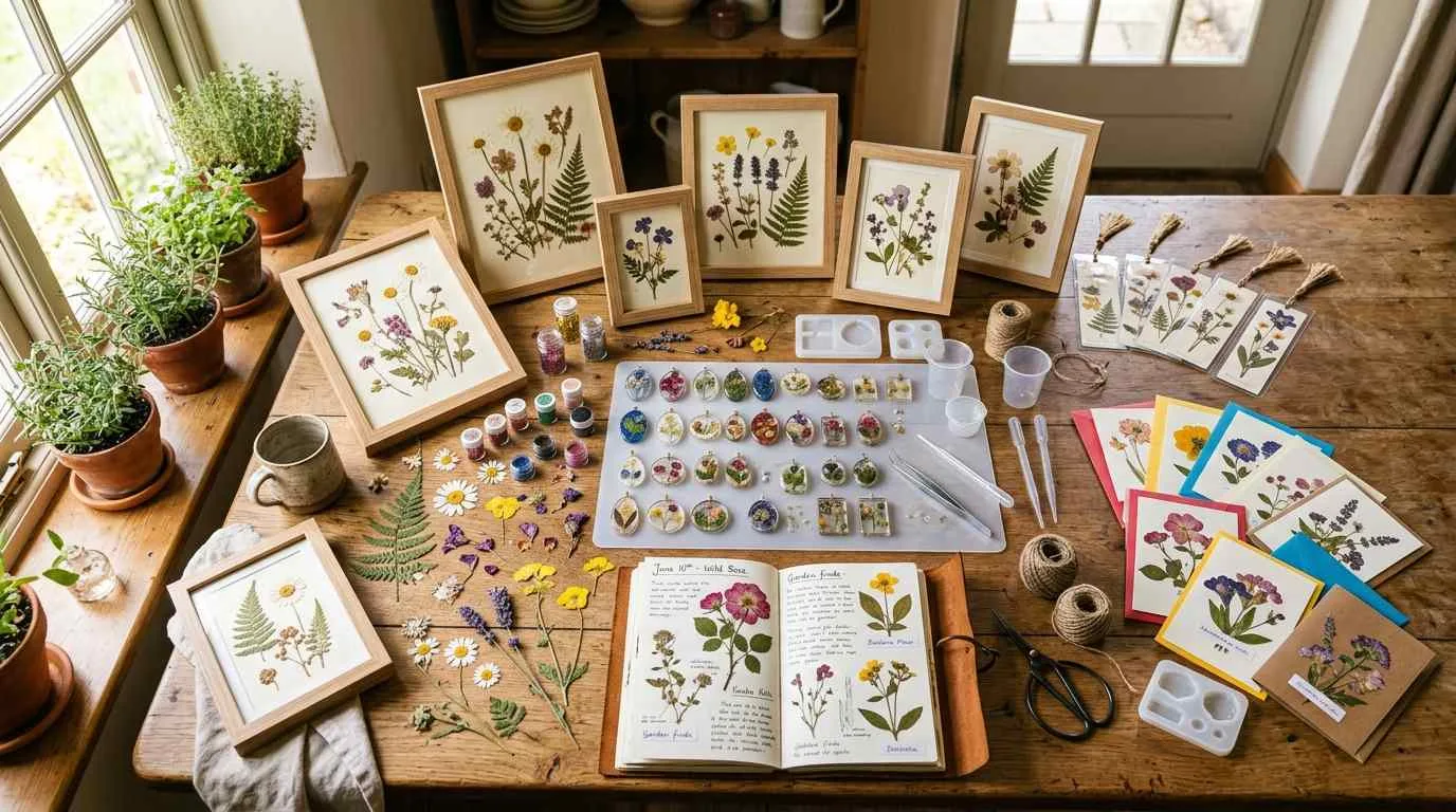 Advanced Pressed Flower Techniques