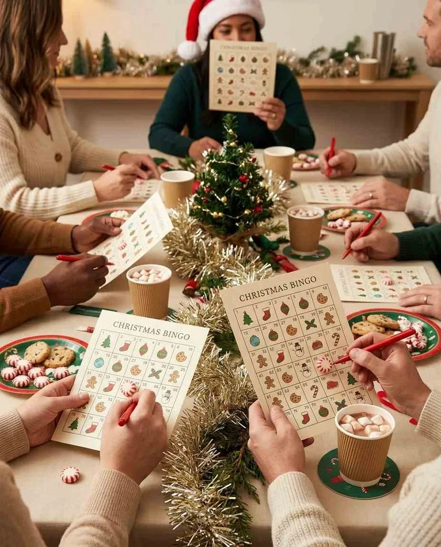 Christmas word bingo for early readers