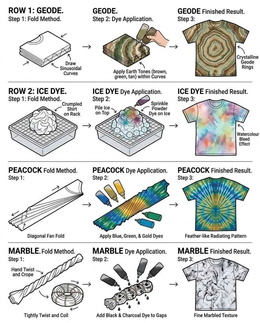 Cool intermediate tie dye patterns
