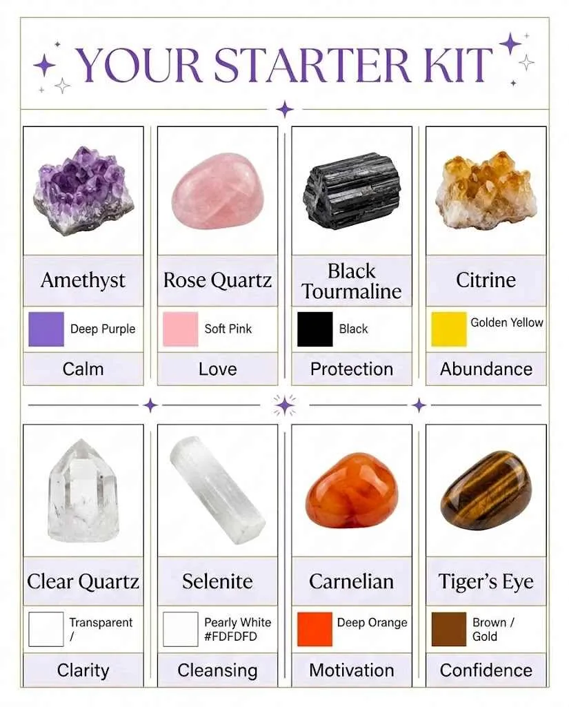 Crystal starter kit for beginners 