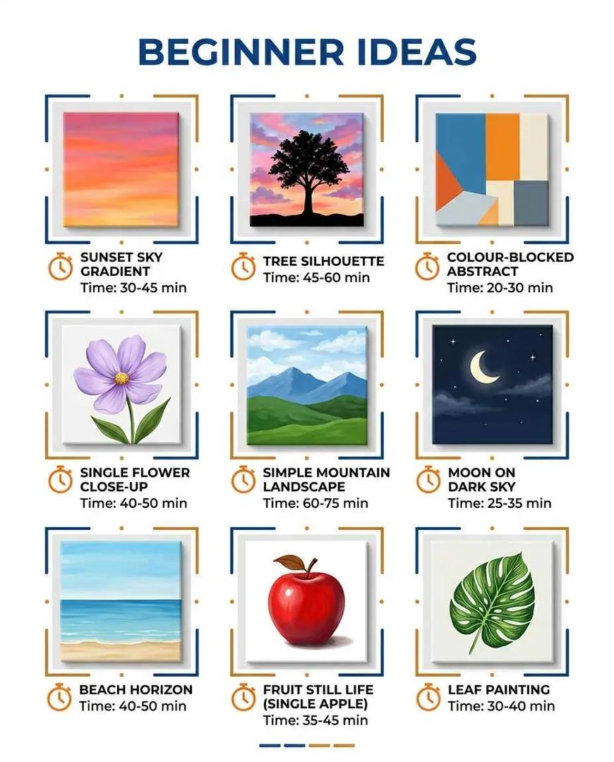 Easy things to paint for beginners