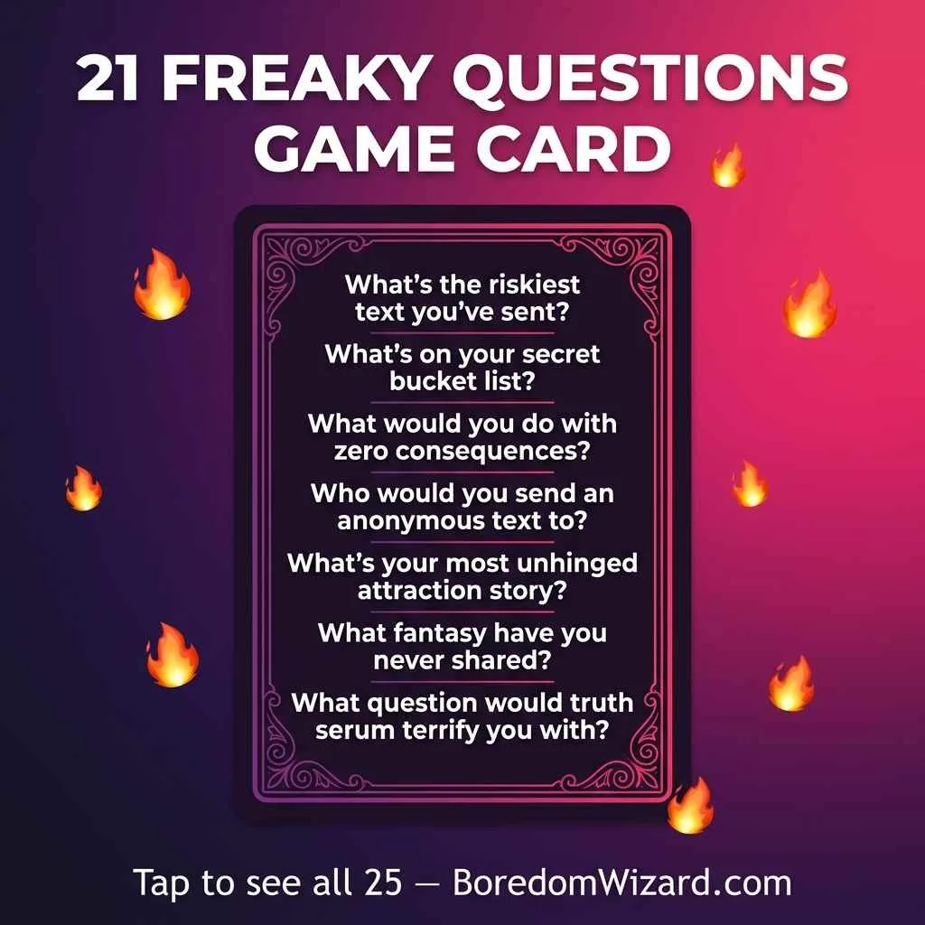 Freaky 21 QUESTIONS 