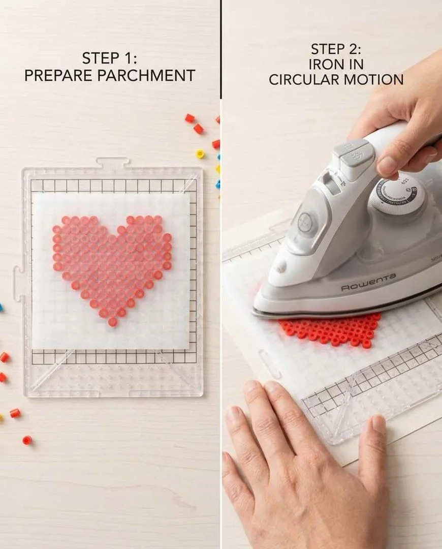Ironing perler beads
