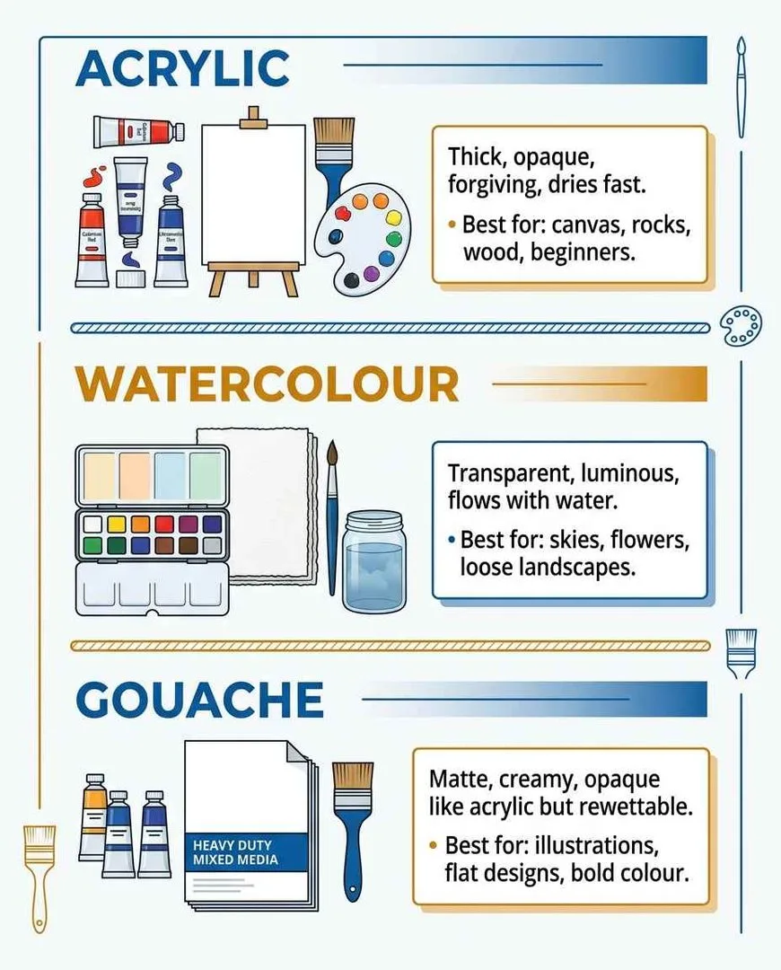 Painting supplies comparison