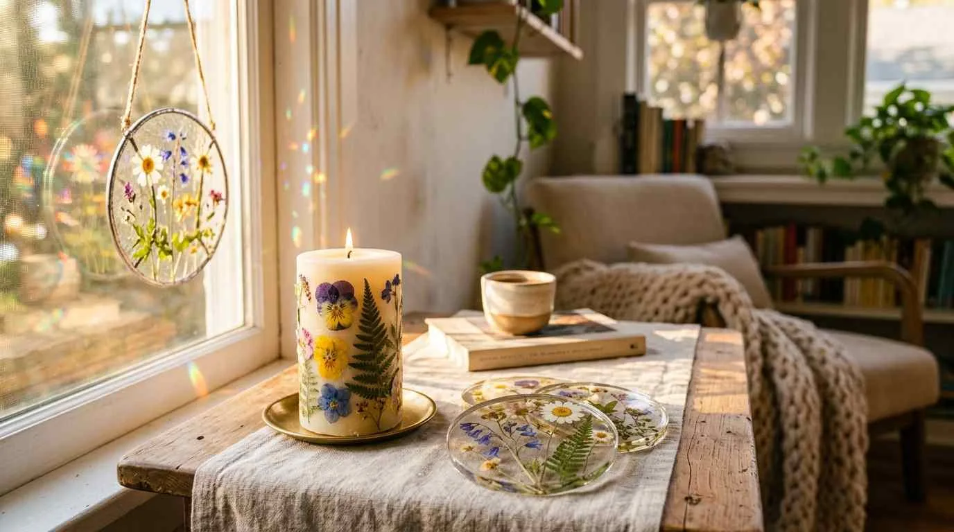 Pressed Flower Home Decor
