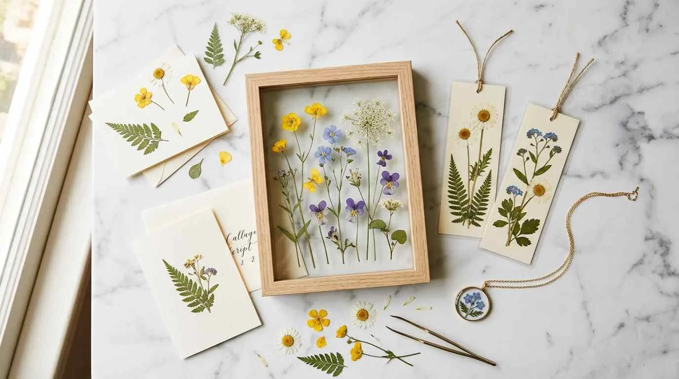 Pressed flower ideas