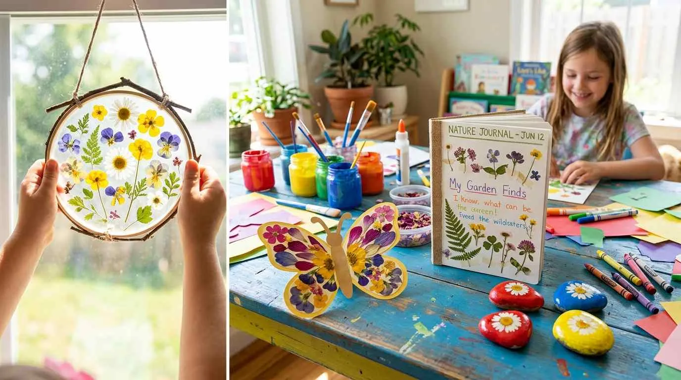 Pressed Flower Projects for Kids