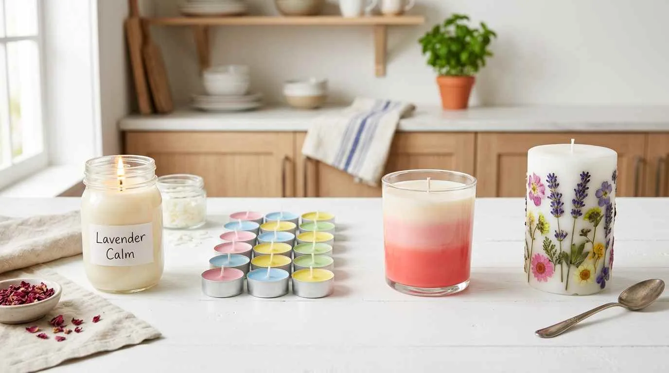beginner candle projects