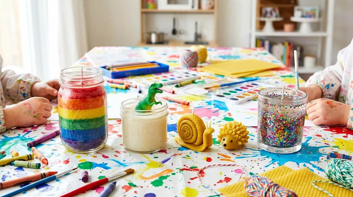 children's candle making projects