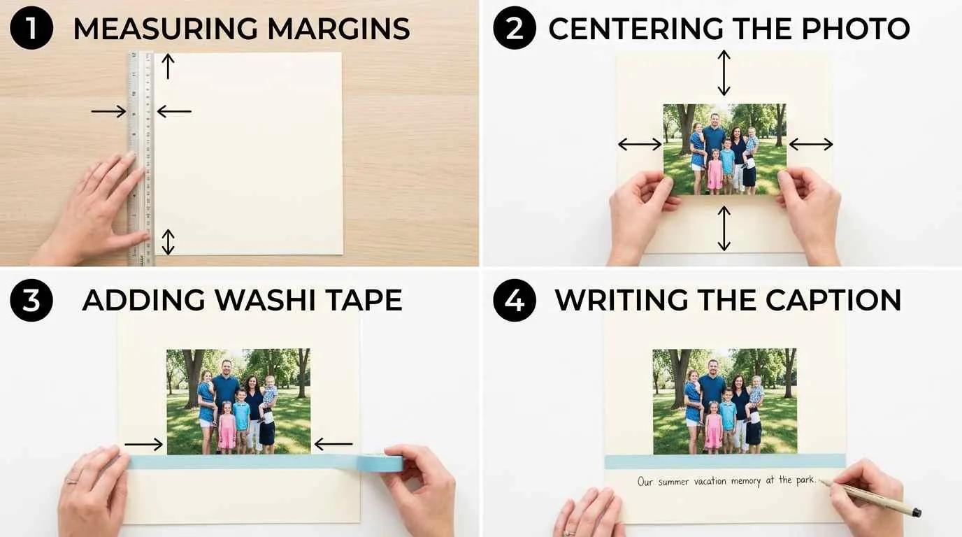 how to create a simple beginner scrapbook