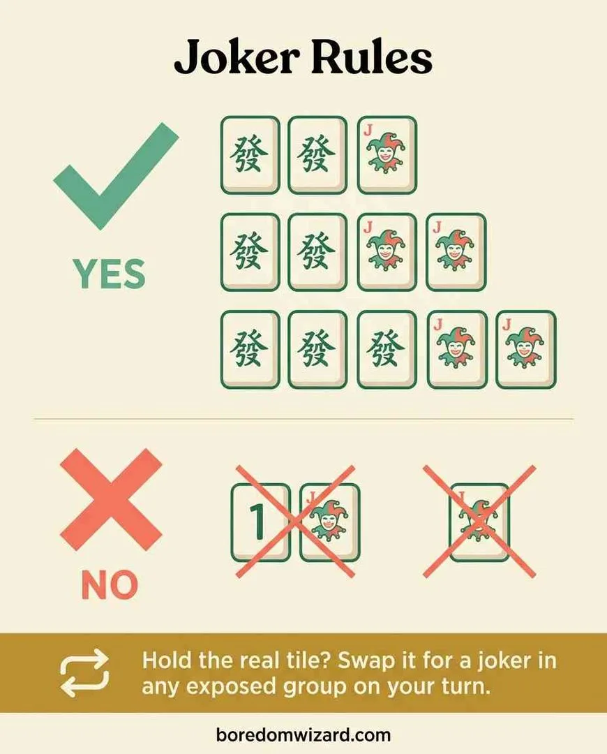 mah-jongg jokker rules