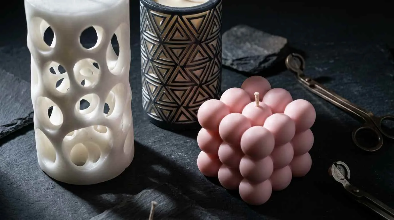 Unique handmade candles – Bubble Candle (Sculptural)